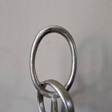 Handcrafted sculpture cast aluminum contemporary design abstract art
