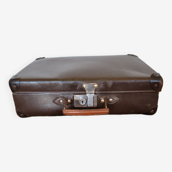 Antique cardboard suitcase