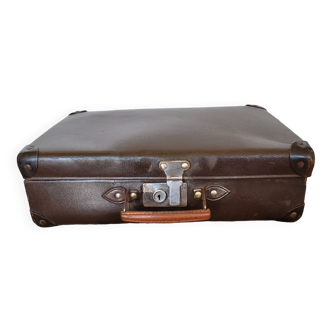 Antique cardboard suitcase