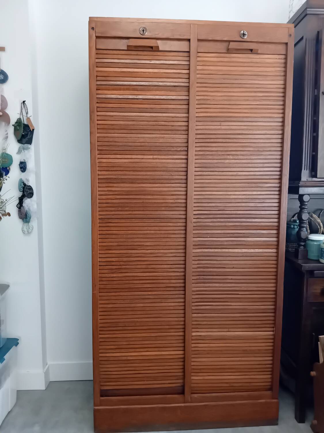 1950s large filing cabinet