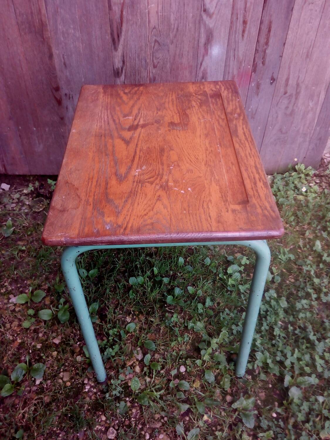 Former mullca mca 321 desk by jacques hitier tube metal & wood