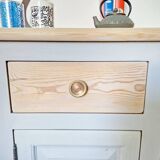 Meuble confiturier pin massif style Alpin