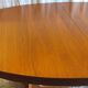 Table à manger ovale en teck - années 60/70