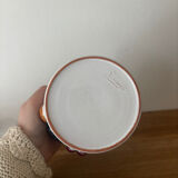 Water butter dish with raised fruits