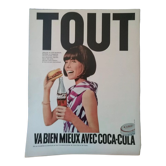 A Coca Cola paper advertisement