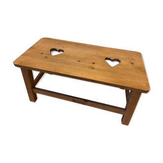 Wooden bench