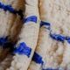 traditional handmade blue Berber rug