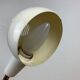 Flexible desk lamp metal white 70s/80s