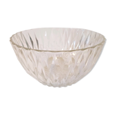 Glass bowl thick diamond pattern 70s