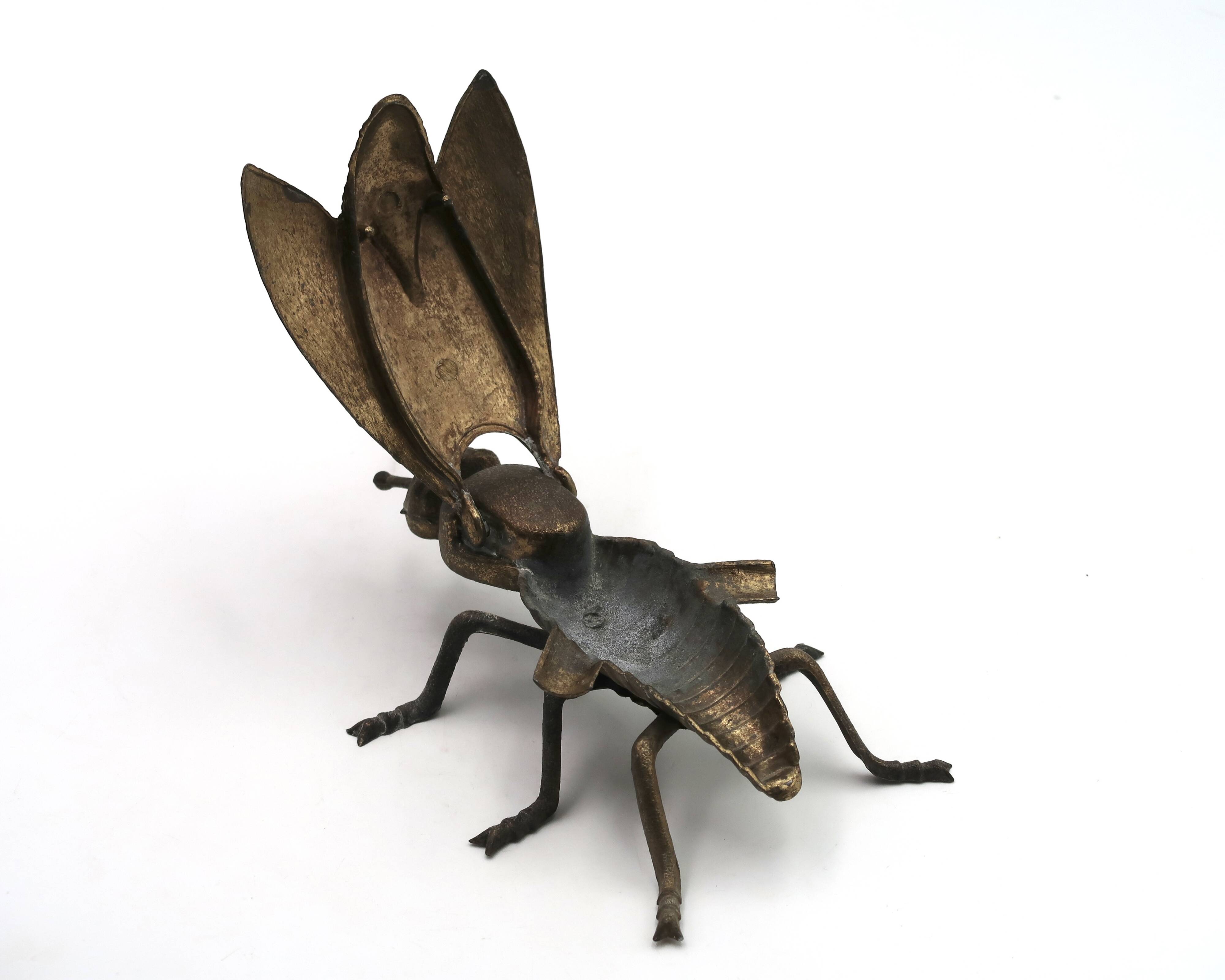 Metal ashtray in the shape of a fly, 1950s
