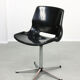 Black Overman Office Swivel Chair by Svante Schoblom from Sweden, 1970s