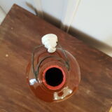 Bouteille en grès émaillé