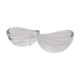 Danish Medusa glass bowls by Per Lütken For Holmegaard, 1987, Set Of 2
