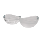 Danish Medusa glass bowls by Per Lütken For Holmegaard, 1987, Set Of 2