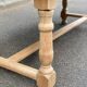 Table à manger de ferme extensible rénovée en bois 260cm