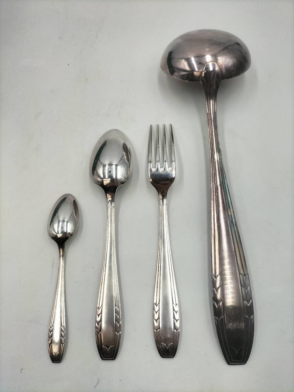 Ménagère métal argenté art deco