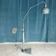 Atelier xxl industrial floor lamp with circa 1950 tablet phone holder