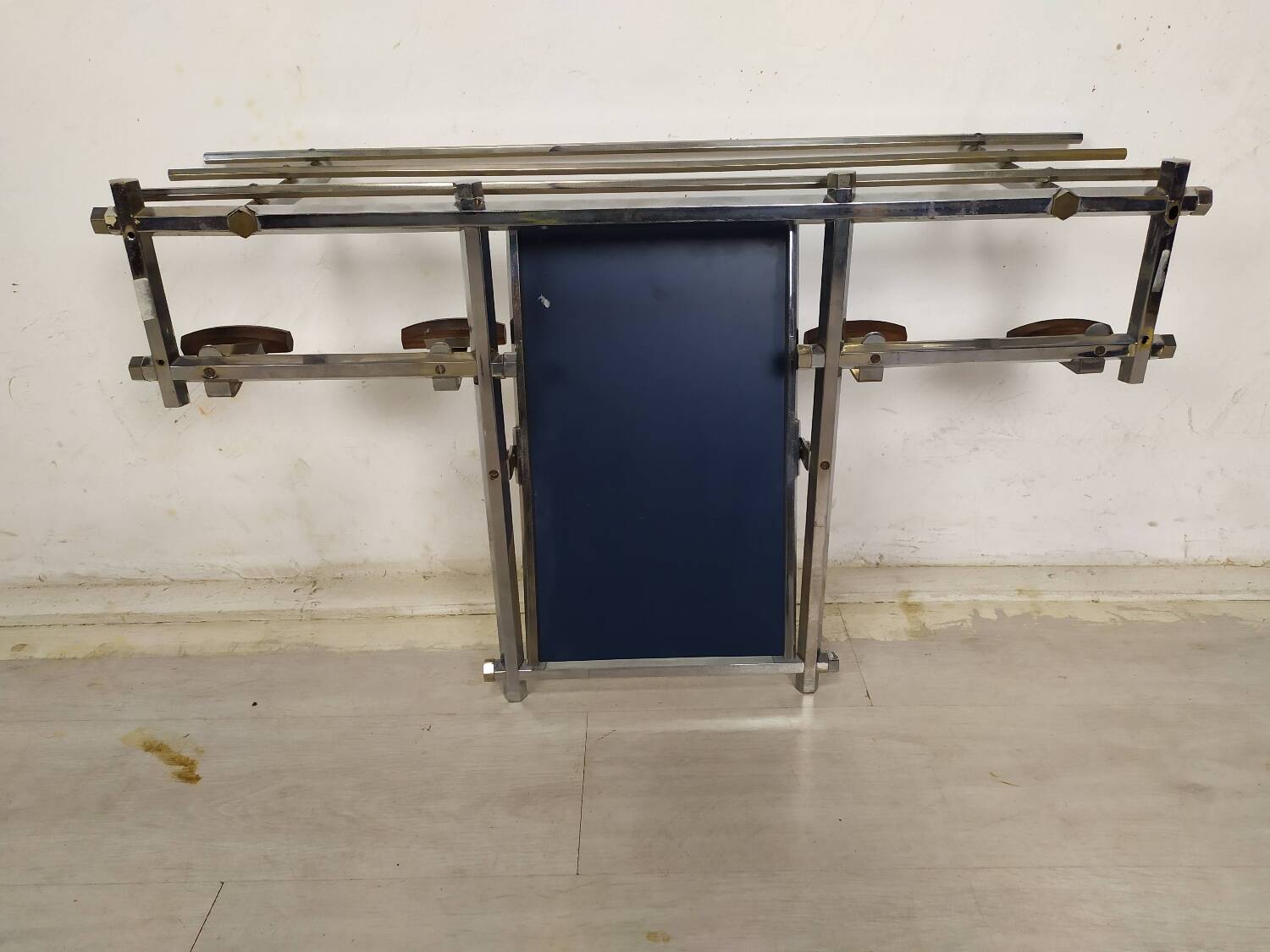 Art Deco chrome coat rack