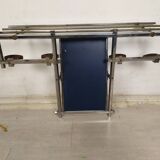 Art Deco chrome coat rack