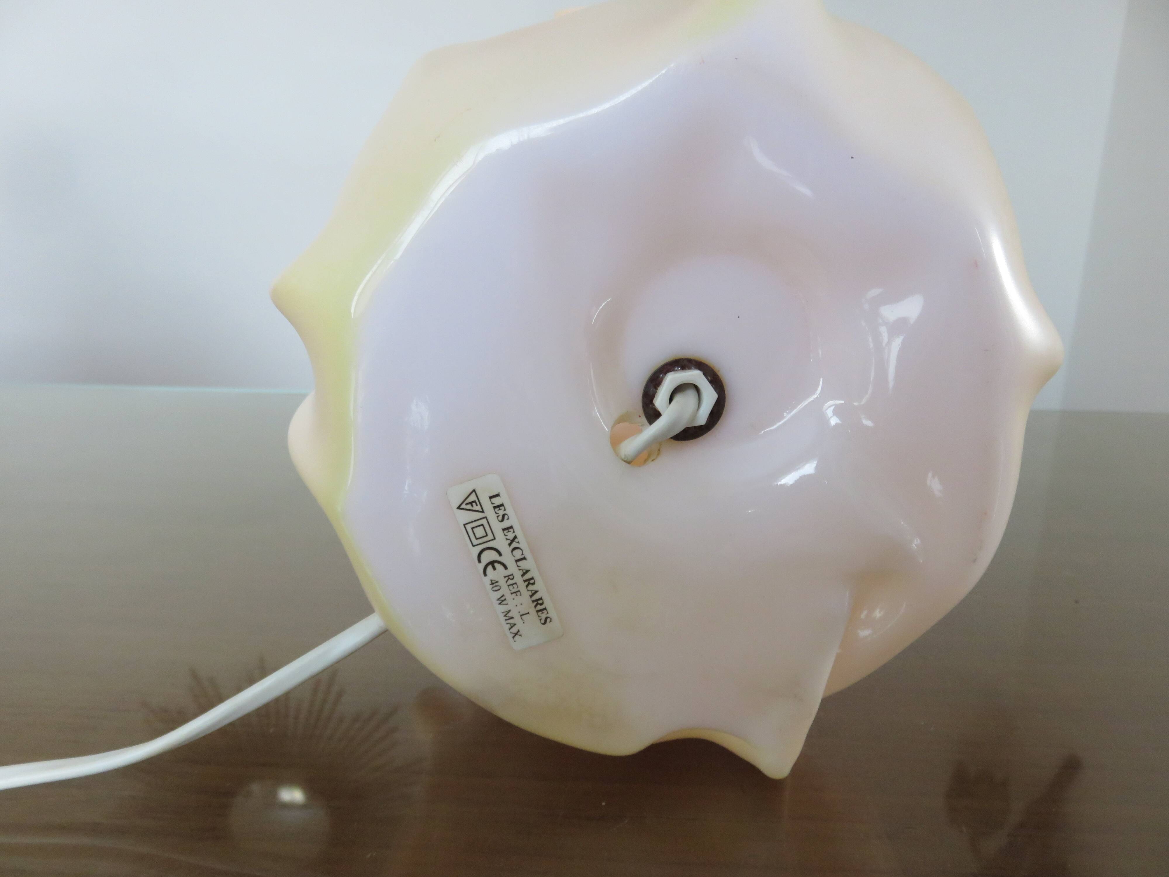 “Les Exclarares” chaplaincy lamp in polycarbonate from the 70s
