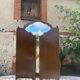 Miroir psyché triptyque en acajou