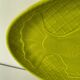 Vintage green relief fish dish Gien