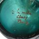 Clary Paris blue glass box, 70s
