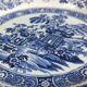 Creil Montereau plate 19th century Gold Medals Asian pagoda decor potiche 24cm
