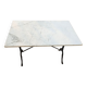 Table en marbre carrare poli