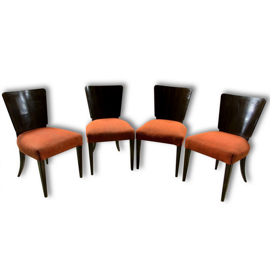 Set of chairs Deco h-214 Jindrich Halabala Up Závody 1930