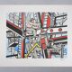 Fernand Léger : Les constructeurs saluant, lithographie signée