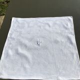 6 pL towels square damask cotton