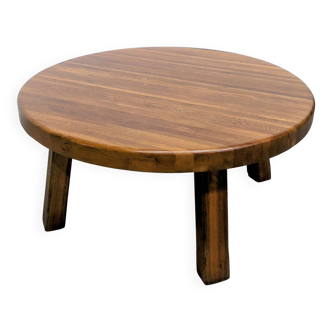 Large vintage Brutalist coffee table