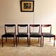 Lot de 4 chaises vintage style Niels Otto Moller