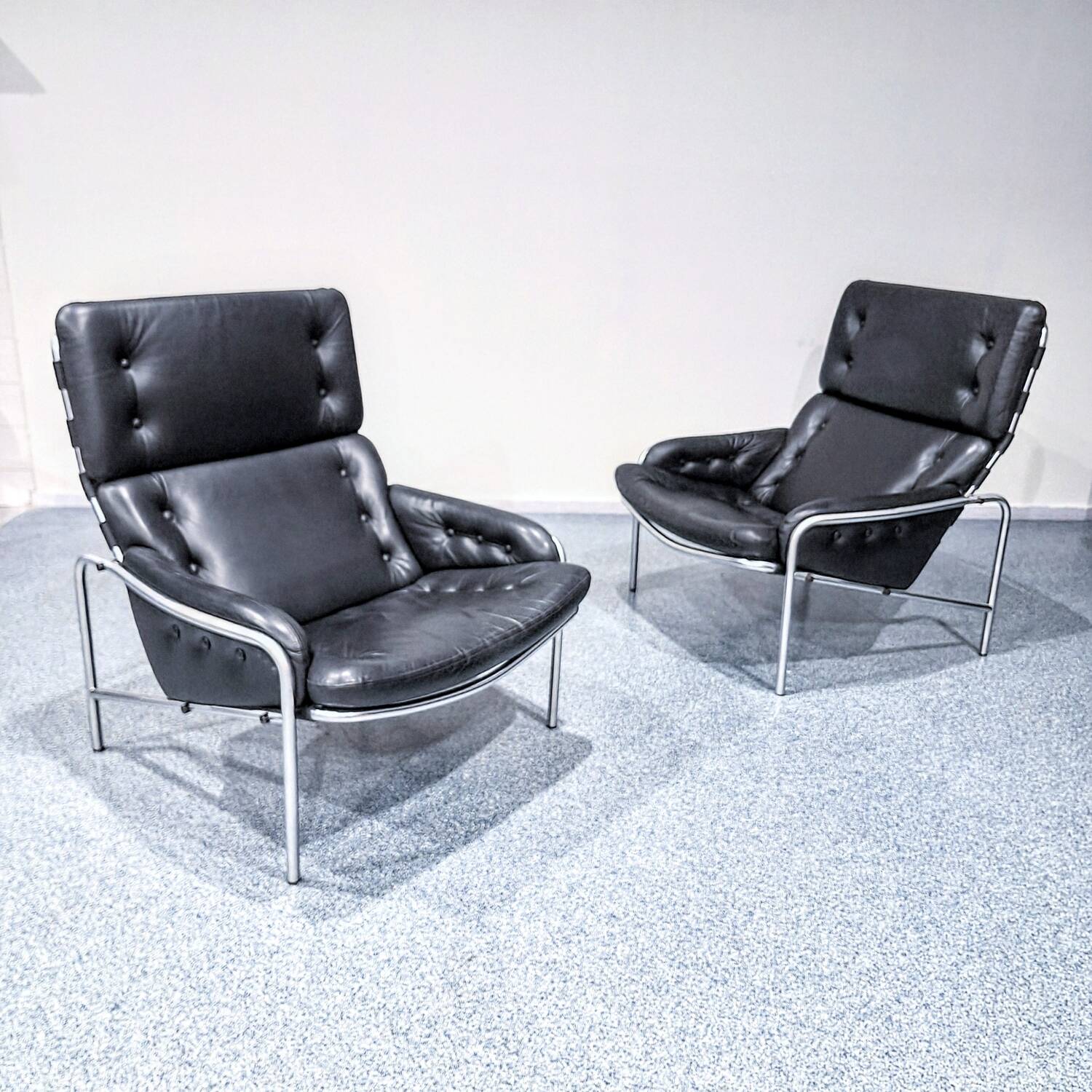 Paire de chaises Nagoya  SZ09 par Martin Visser pour Spectrum ,années 1974
