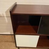 Library, vintage display case