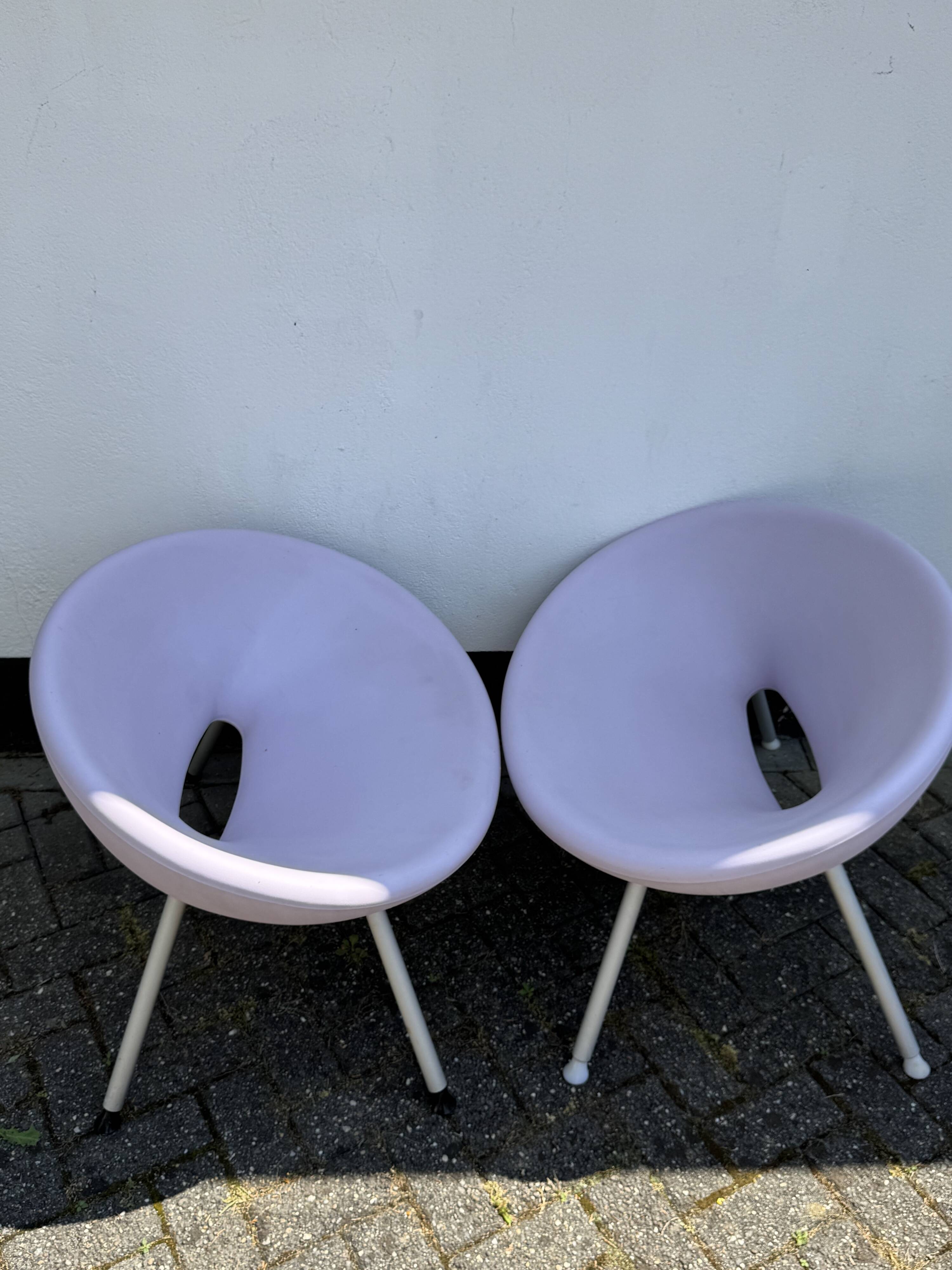 Paire de chaises Ploof de Philippe Starck pour Kartell