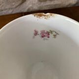 Set of 2 old porcelain cups with their saucer