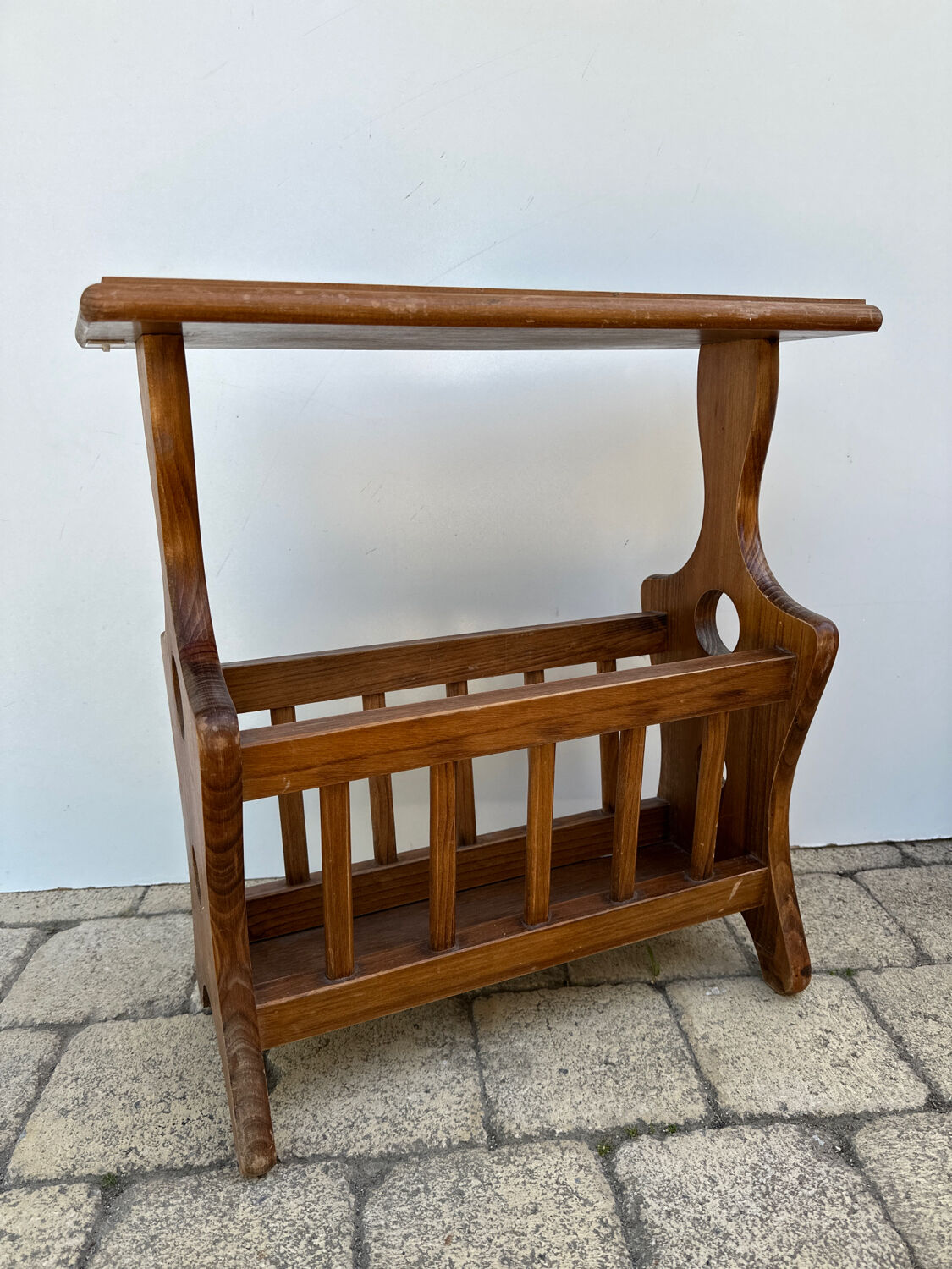 Wooden magazine door