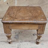 Old Art Deco tea table in Burmese teak