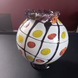 Blown glass vase