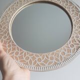 Large sgraffito mirror