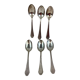 6 old teaspoons hallmark 12