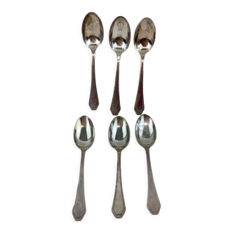 6 old teaspoons hallmark 12