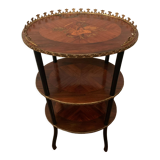 Saddle Napoleon III has three trays in marquetry XX century