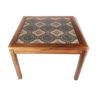Coffee table in rosewood and with tiles of Danish design, 1960s
