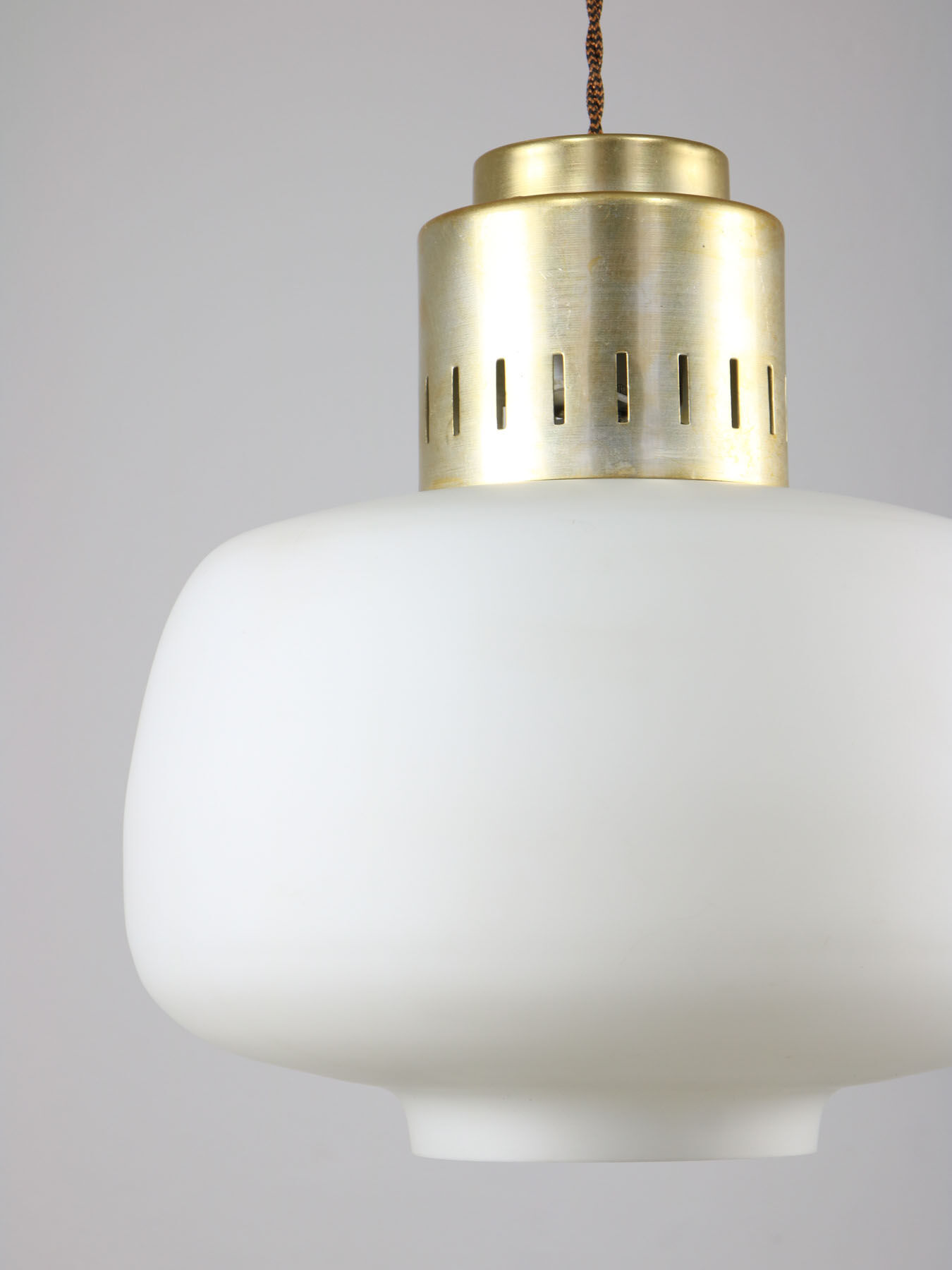 Mid-century Opaline Pendant Lamp