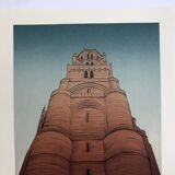 Alain le foll, albi, 1978. original lithograph signed in pencil.