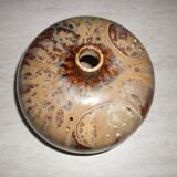 Vintage ceramic openwork ball lamp foot