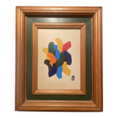 Peinture abstraite - Auguste Perrin - 1972